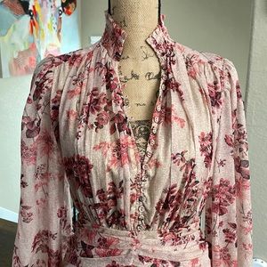 Anthropologie’s Let Me Be floral maxi dress